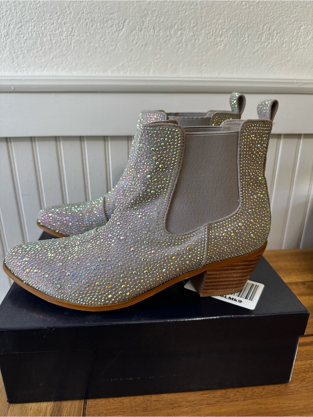 Touslecos Rhinestone cowgirl boots size 10.5